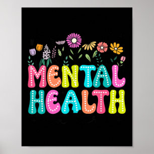 Póster Salud Mental Concienciación Sobre La Enfermedad Ce