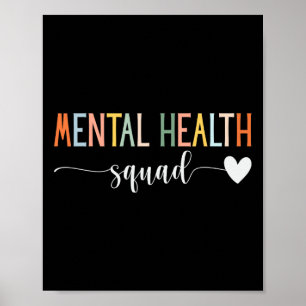 Póster Salud Mental Escuadrón de Enfermedades Cerebrales 