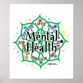 Póster Salud mental Lotus