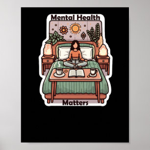 Póster Salud Mental S - Afirmación Positiva Medida Diaria