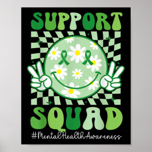 Póster Salud Mental S Apoyo A La Concienciación Squad Cin