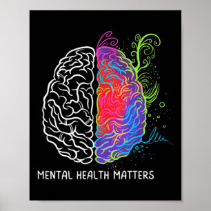 Póster Salud Mental S Conciencia Sobre Las Enfermedades M