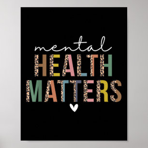 Póster Salud Mental S Enfermedades Cerebrales Humanas Sen