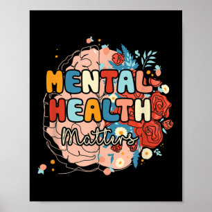 Póster Salud Mental S Eres Suficiente Conciencia Mental M