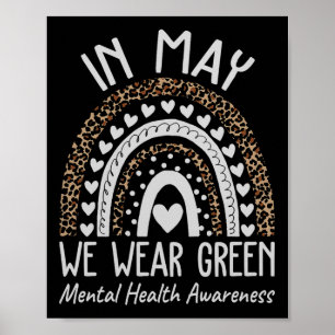 Póster Salud Mental S Usamos Awarden Verde De Salud Menta