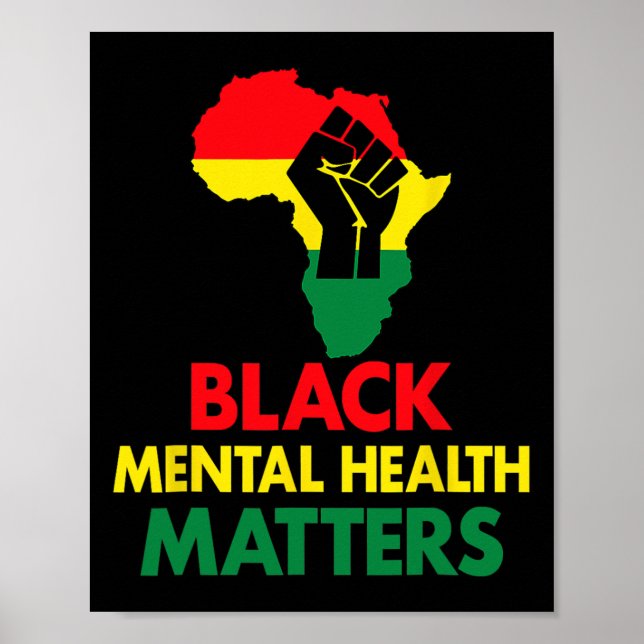 Póster Salud Mental Salud Mental Autismo Concienciación (Frente)