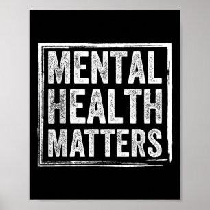 Póster Salud Mental Y Concienciación Sobre La Salud Menta