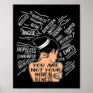 Póster Salud Para Las Mujeres No Eres Su Enfermedad Menta