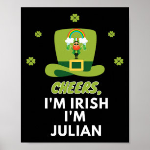 Póster Salud Soy Irlandés Soy Julian 