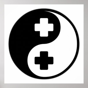 Póster Salud y seguridad de Yin Yang