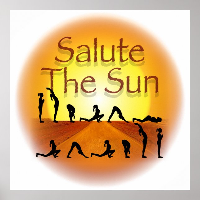 Póster Saluda al Sol (Frente)