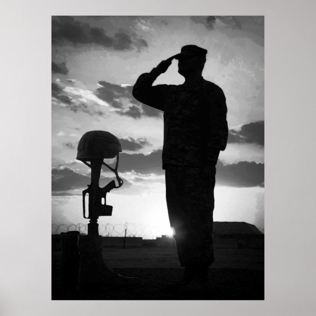 PÓSTER SALUDO DE HÉROE (Frente)