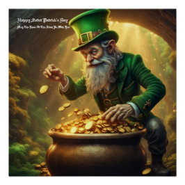 Póster Saludo del Día de San Patricio