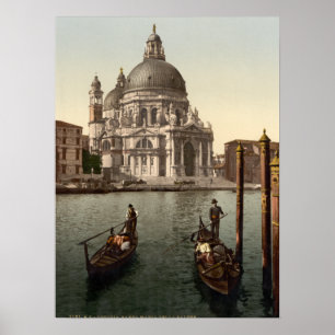 Póster Saludo I, Venecia, Italia del della de Santa María