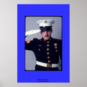 Póster Saludo marino