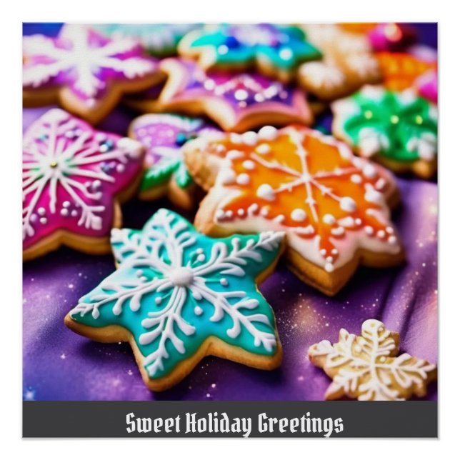 Póster Saludos de Navidad (Anverso)