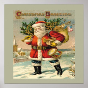 Póster Saludos de Navidad