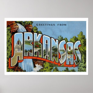 Póster Saludos desde Arkansas