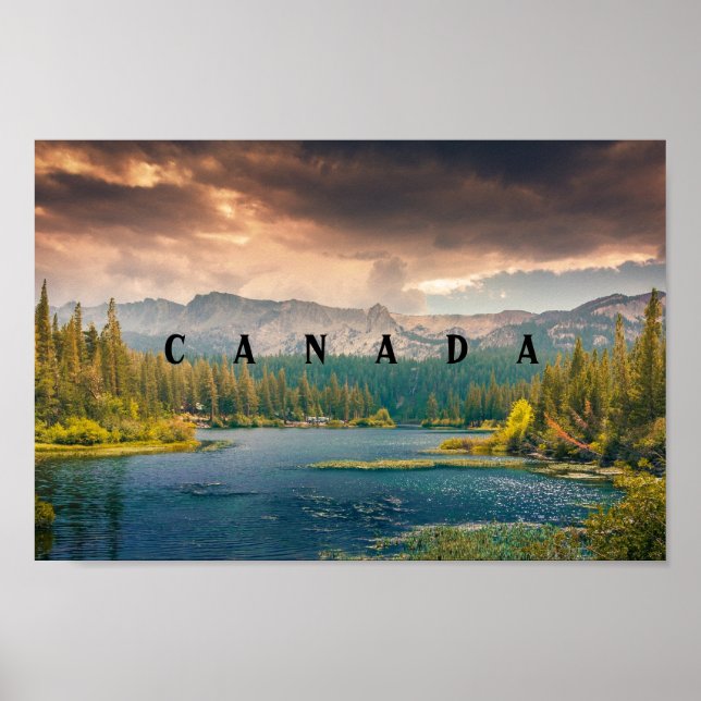 Póster Saludos desde Canadá (Frente)