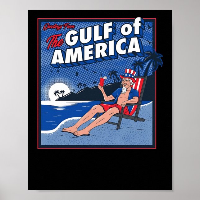 Póster Saludos Desde El Golfo De Estados Unidos (Frente)