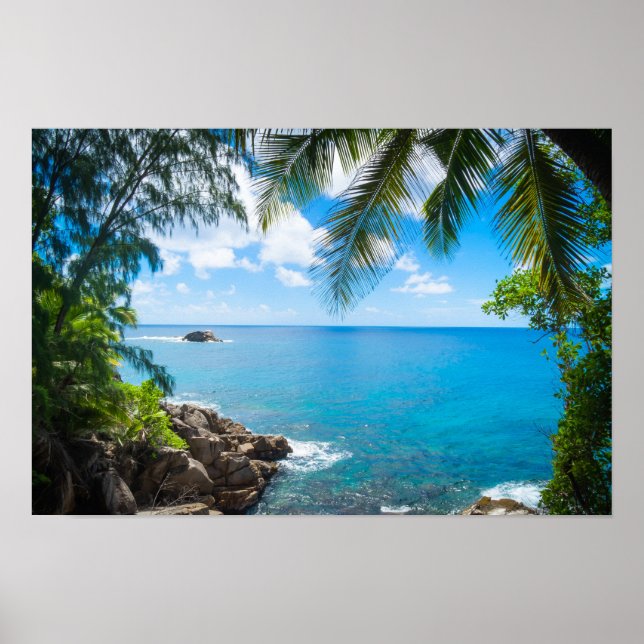 Póster Saludos desde el paraíso (Frente)