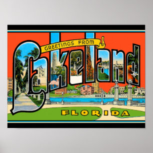Póster Saludos desde el Poster de Lakeland