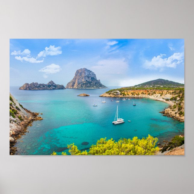 Póster Saludos desde Ibiza (Frente)