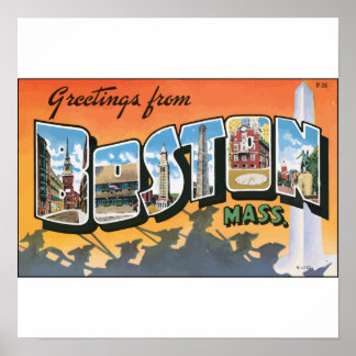 Póster Saludos desde la misa de Boston, Vieja