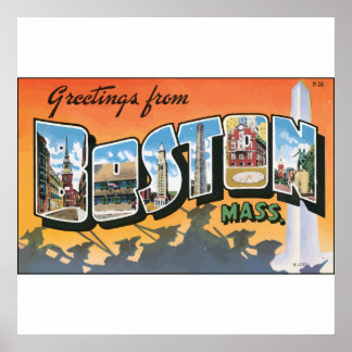 Póster Saludos desde la misa de Boston, Vieja