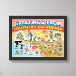 Póster Saludos desde SoCal