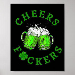 Póster Saludos Ers Divertido Día de San Patricio Bebida I