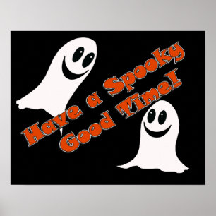 Póster ¡Saludos Fantasmas~! Fantasma Personalizado de Hal