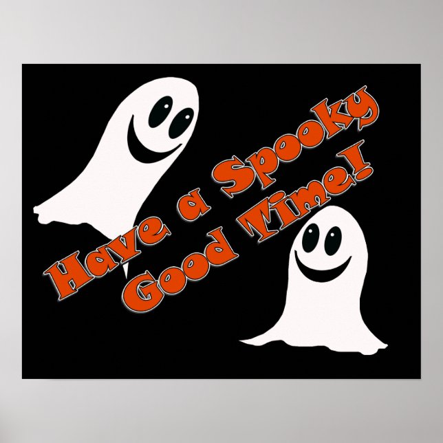Póster ¡Saludos Fantasmas~! Fantasma Personalizado de Hal (Frente)