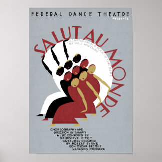 Póster Salut Au Monde
