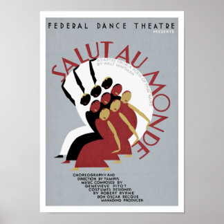 Póster Salut Au Monde