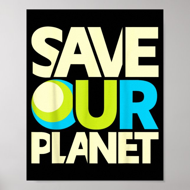 Póster Salva Nuestro Planeta  (Frente)