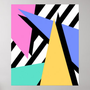 Póster Salvado por el tema de Bell inspirado en los años 