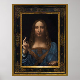 Póster Salvador Mundi de 24" x 31" de Leonardo da Vinci