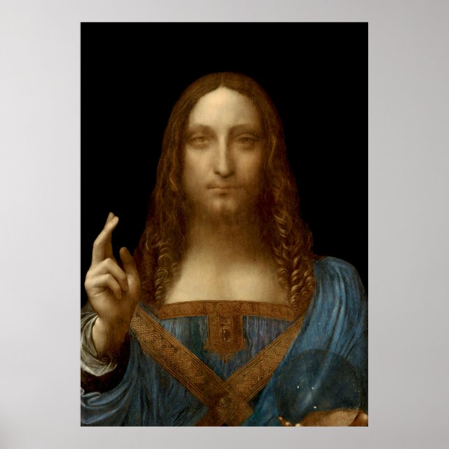 Póster Salvador Mundi de Leonardo da Vinci (Frente)
