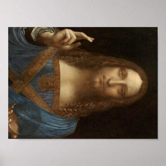 Póster Salvador Mundi de Leonardo da Vinci (Frente)