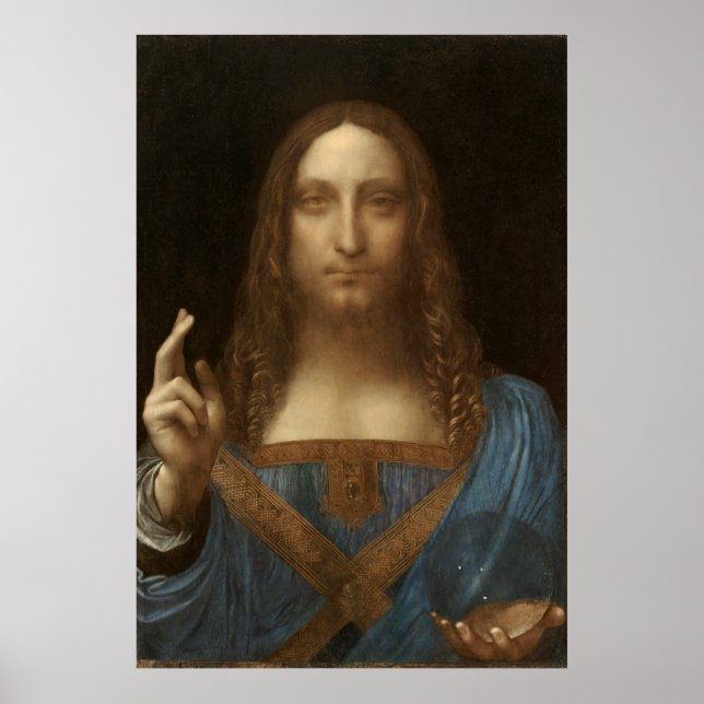 Póster Salvador Mundi de Leonardo da Vinci (Frente)