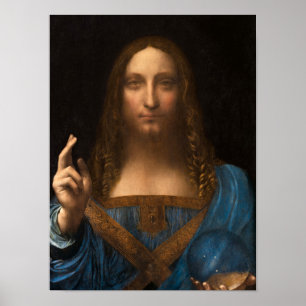 Póster Salvador Mundi de Leonardo da Vinci