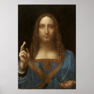 Póster Salvador Mundi de Leonardo da Vinci - poster
