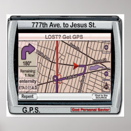 Póster Salvador personal de GPS God