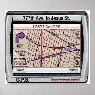 Póster Salvador personal de GPS God
