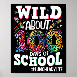 Póster Salvaje Alrededor De 100 Días De Lunes De Leopardo
