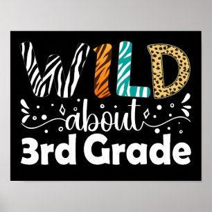 Póster Salvaje de alrededor del tercer grado de vuelta a 