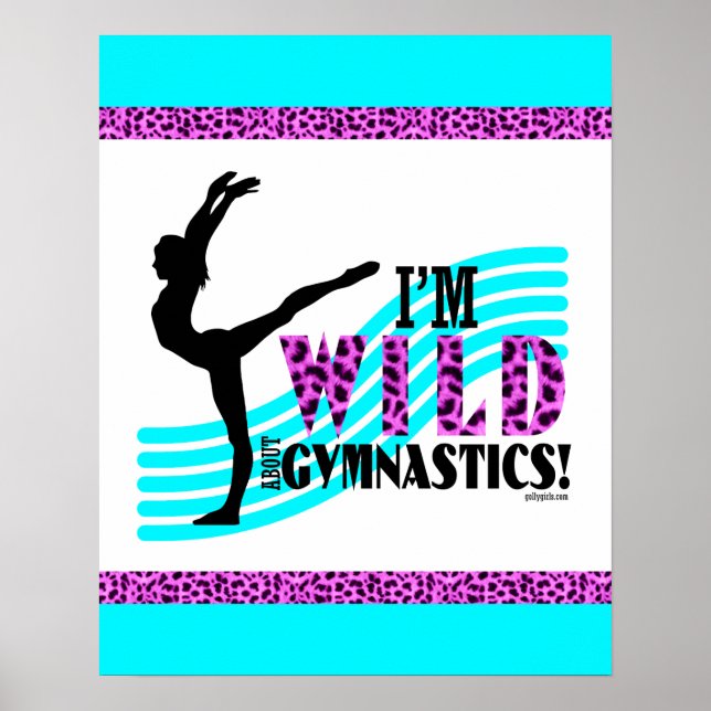 Póster Salvaje sobre la gimnasia (Frente)