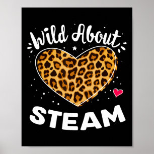 Póster Salvaje Sobre la Manada de Leopardo de Vapor Byck 