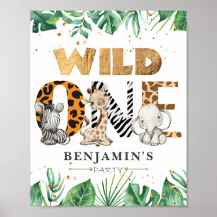 Póster Salvaje un Safari de la Selva Primer Poster de Fie